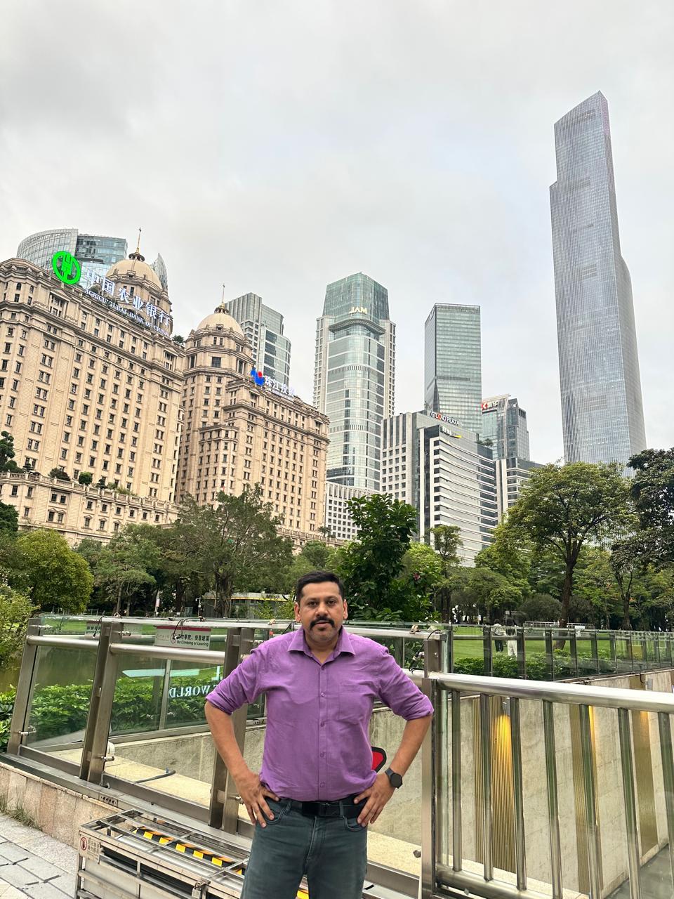 Sunil Patel sourcing in Guangzhou, China